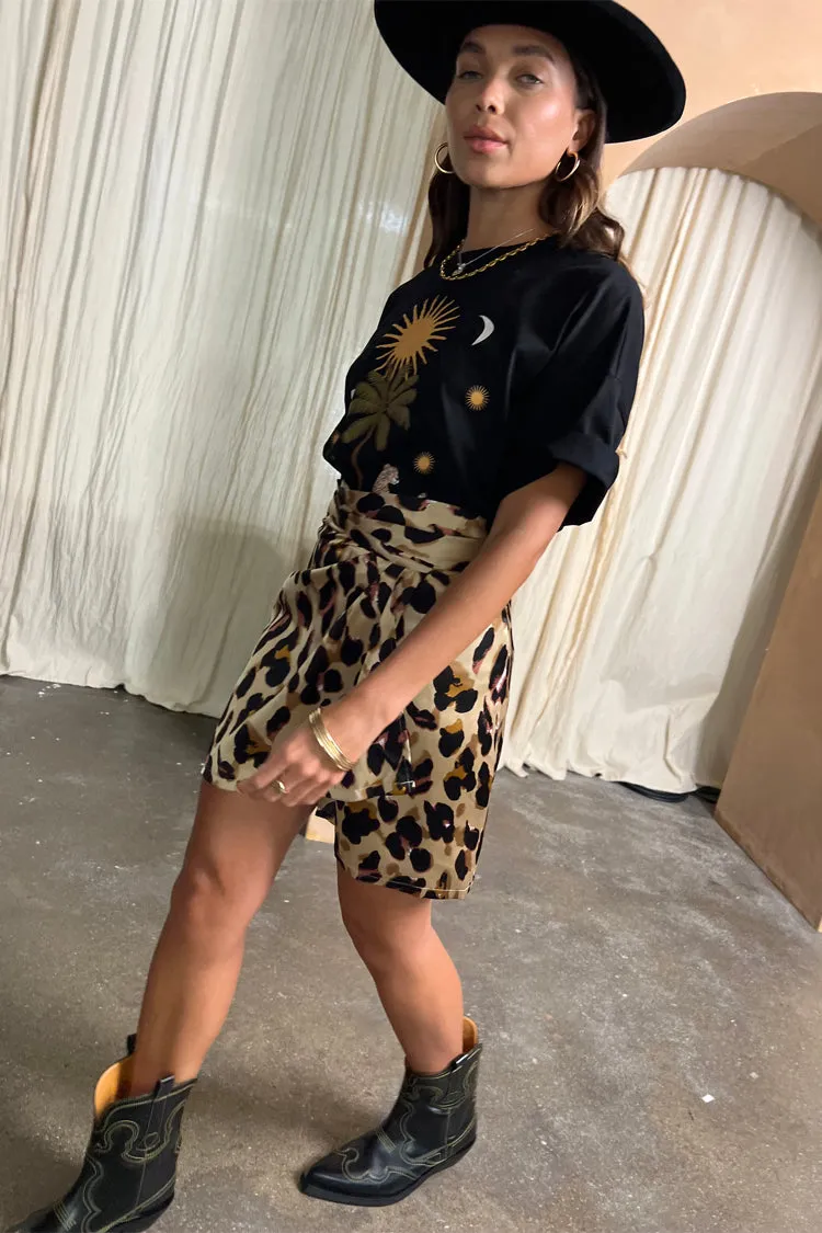 Leopard Mini Jaspre Skirt