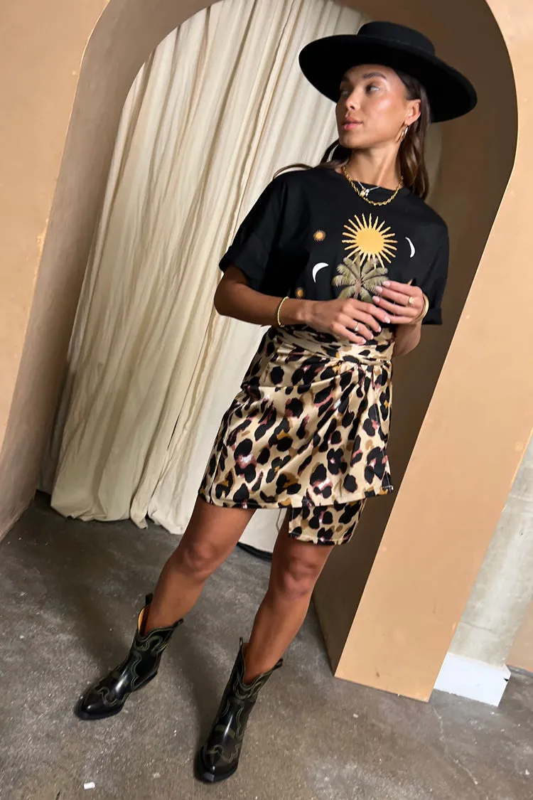 Leopard Mini Jaspre Skirt