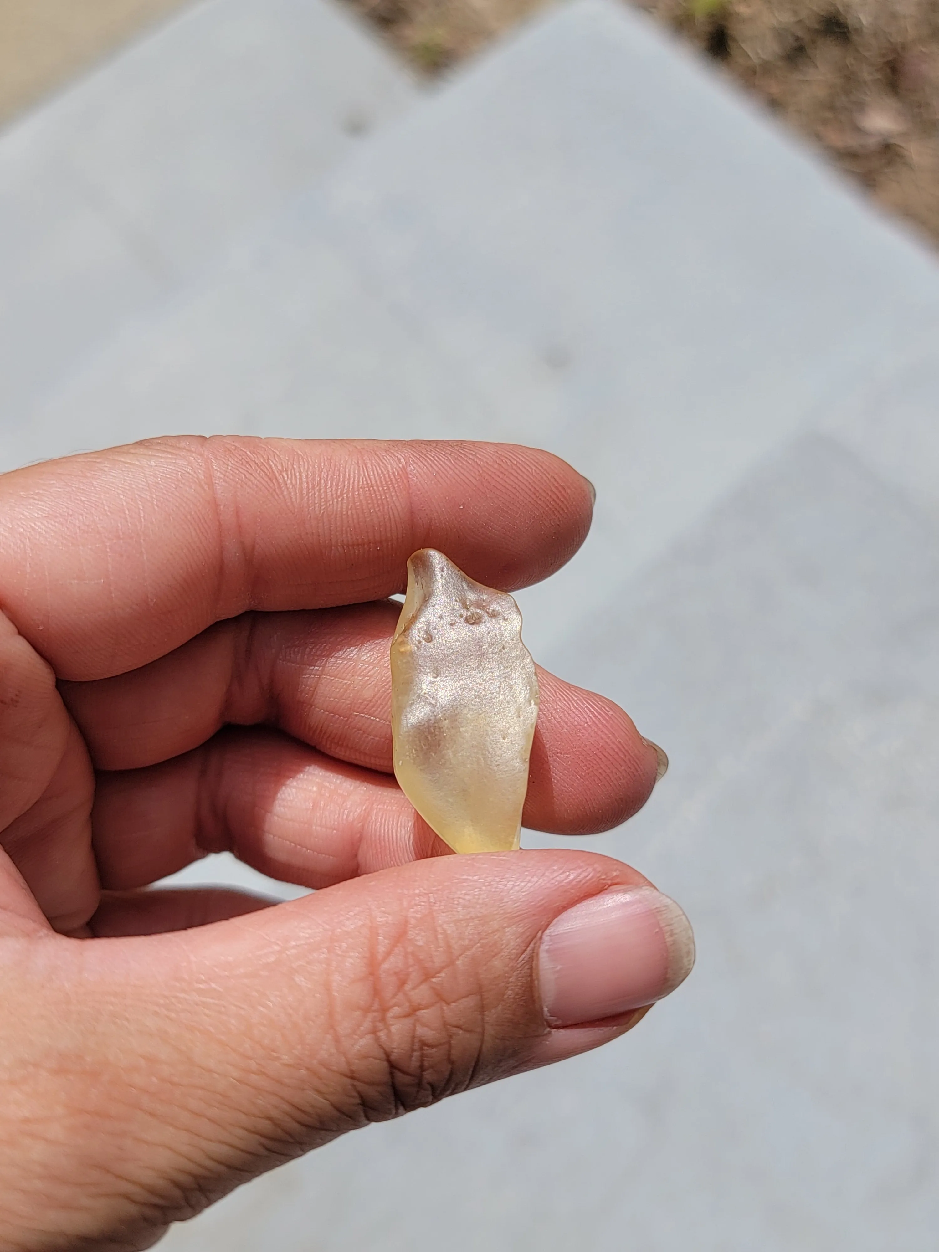 Libyan Desert Glass Libyan Gold Tektite 5.9 Grams