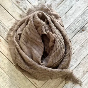 Lightweight Taupe Scarf