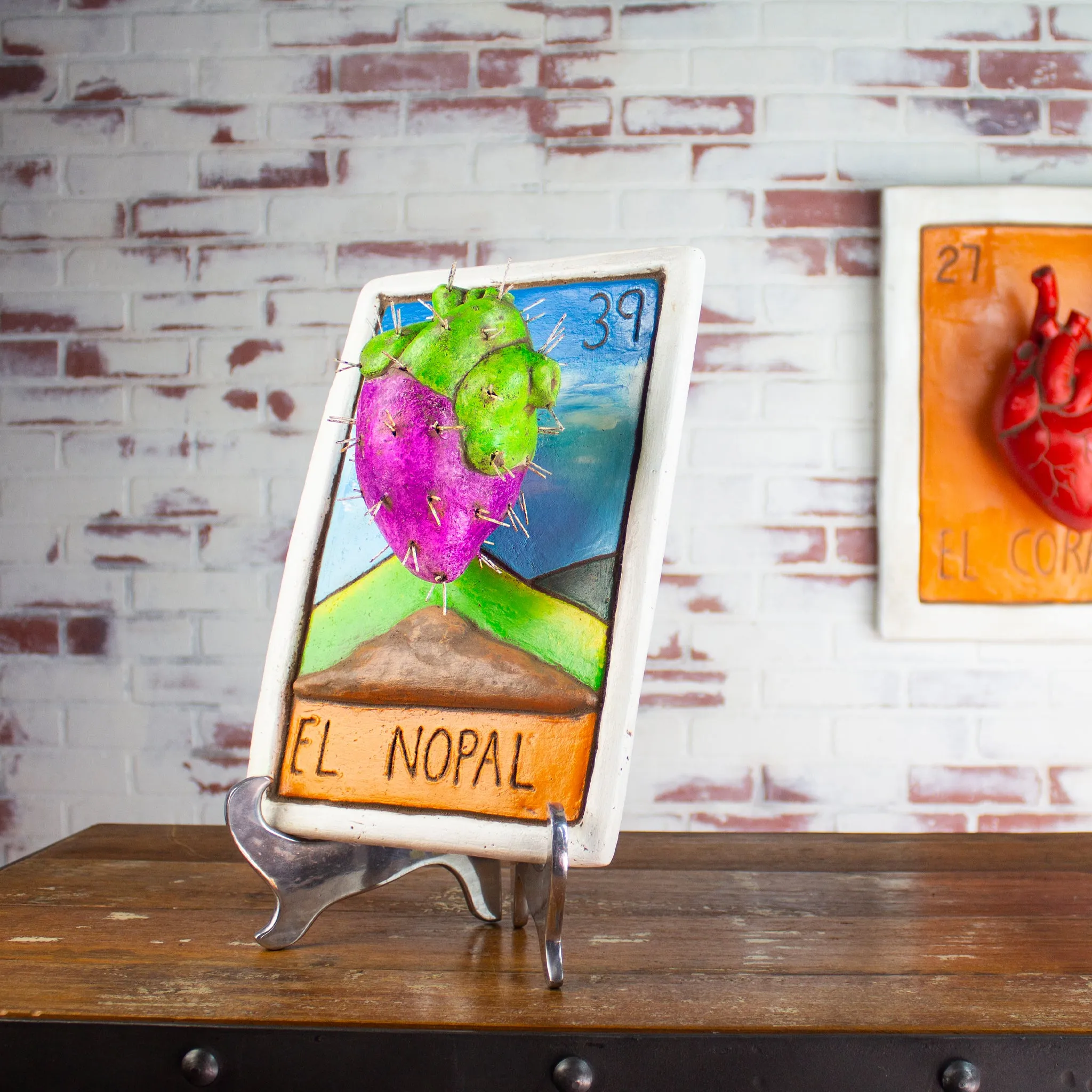 Loteria Card Wall Art | Heart of the Desert #39. Limited Edition