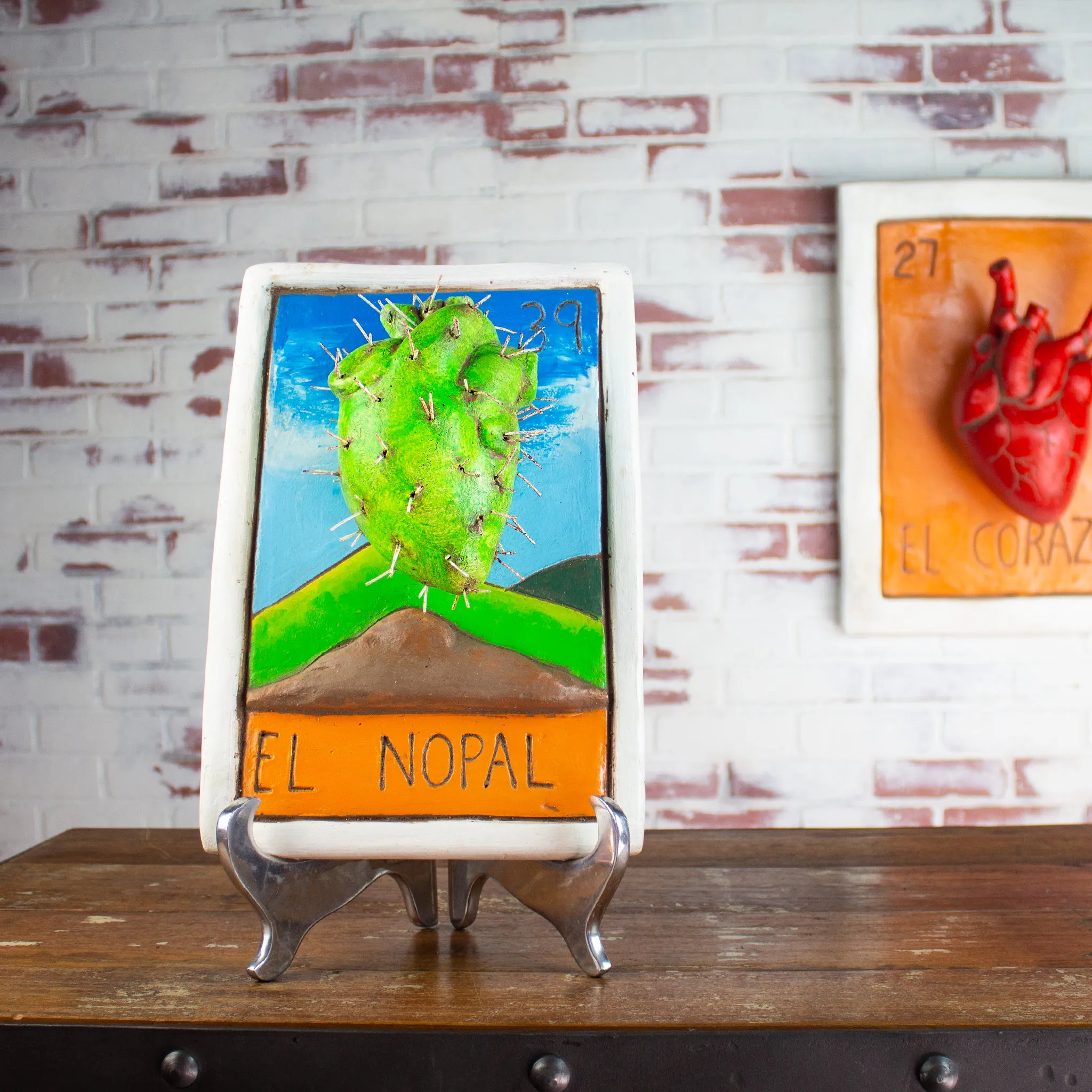 Loteria Card Wall Art | Heart of the Desert #39. Limited Edition