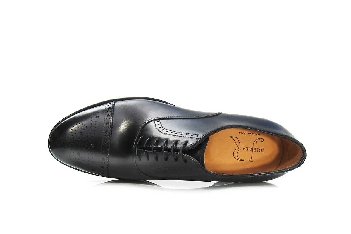 MADRID CAP TOE BLACK (C)