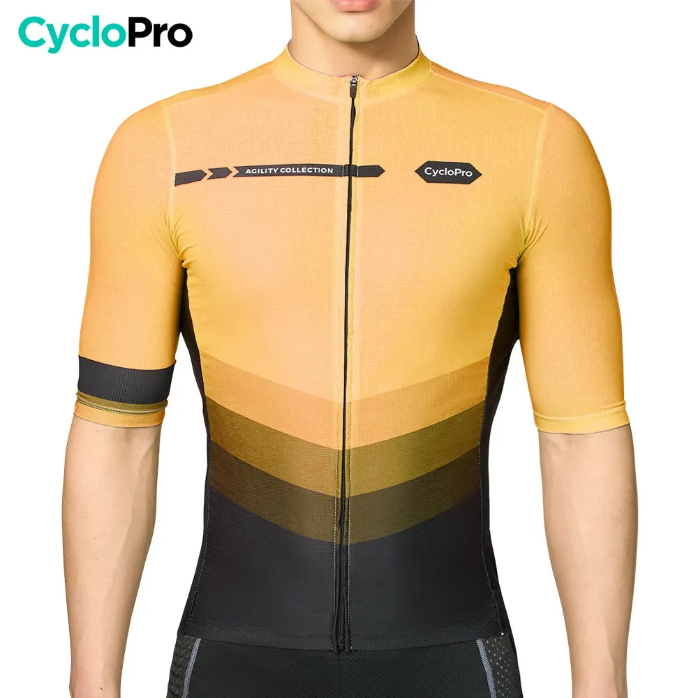 MAILLOT DE CYCLISME ORANGE - AGILITY