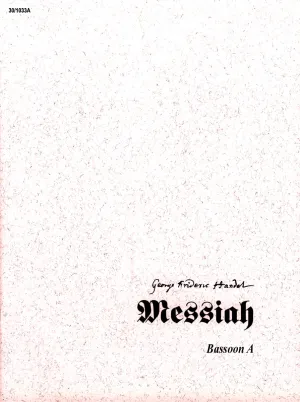 Messiah - Bassoon A part (doubles tenor vocal lines)