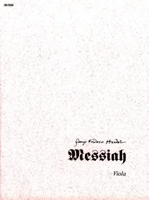 Messiah - Viola part
