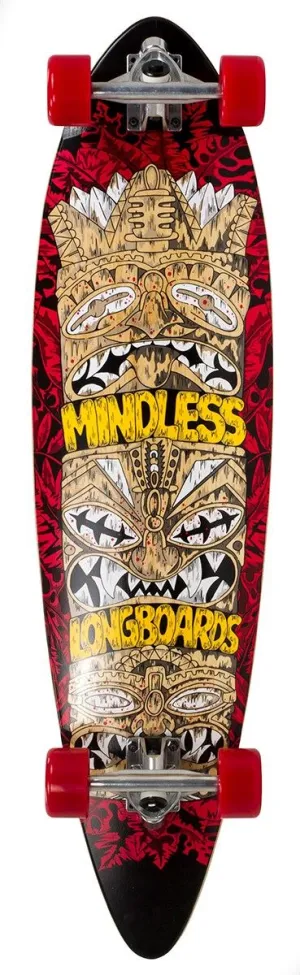 Mindless Tribal Rogue IV Red Complete Longboard - 9.75" x 38"