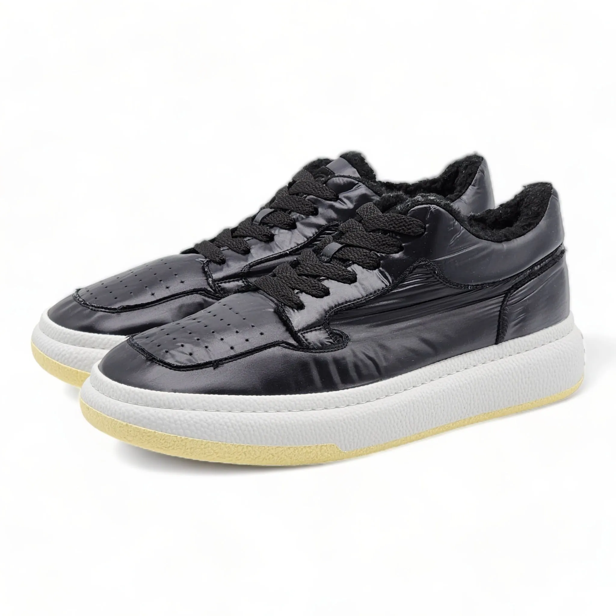 MM6 Maison Margiela Shearling-Lined Low-Top Sneakers