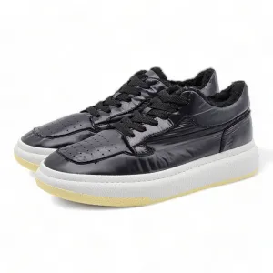 MM6 Maison Margiela Shearling-Lined Low-Top Sneakers