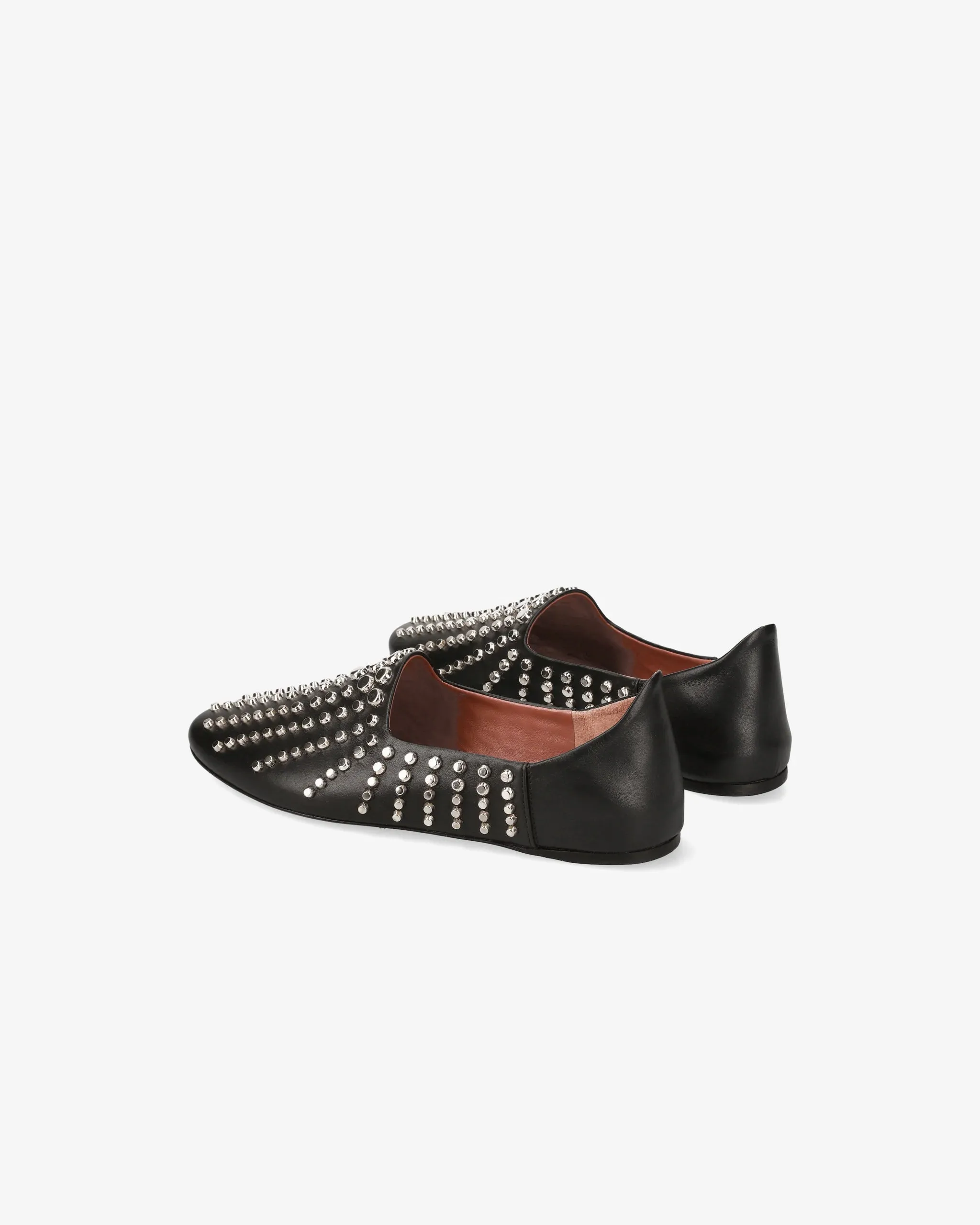 Moroccan Black Calf with Studs M7008A