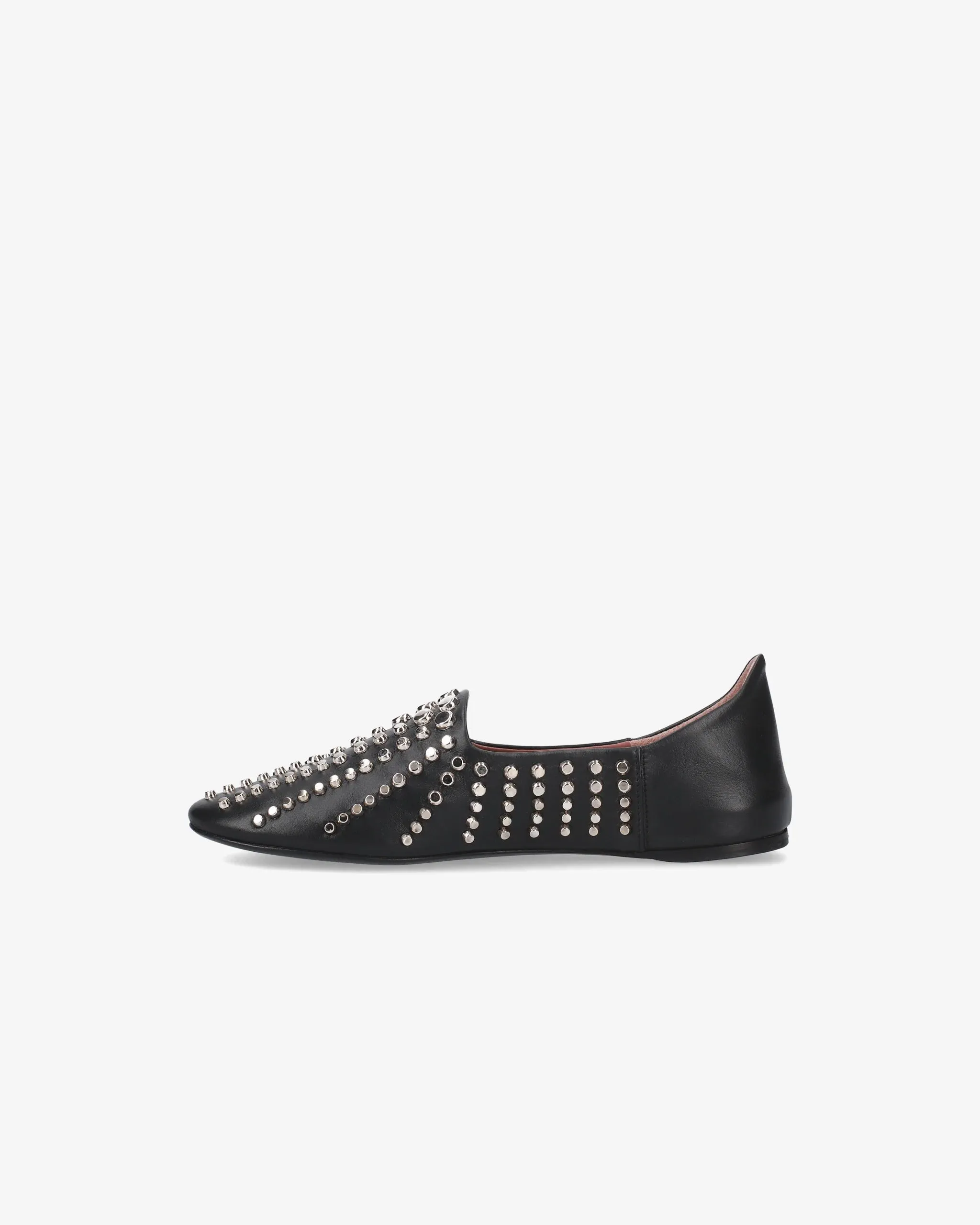 Moroccan Black Calf with Studs M7008A