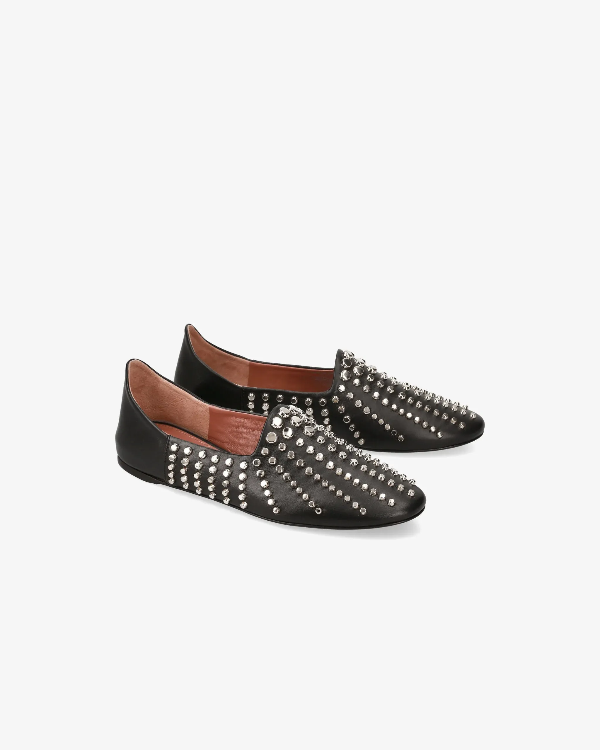Moroccan Black Calf with Studs M7008A
