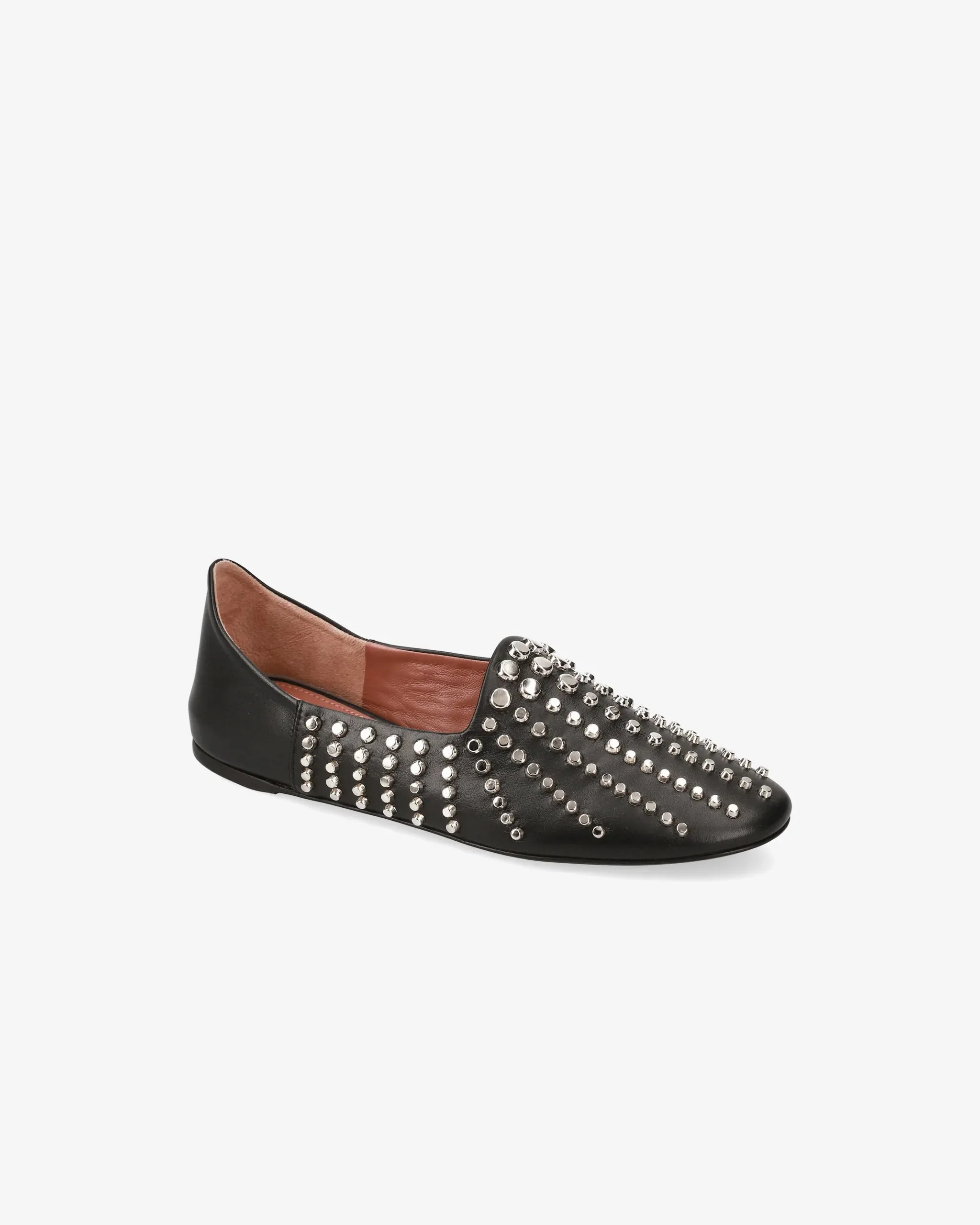 Moroccan Black Calf with Studs M7008A