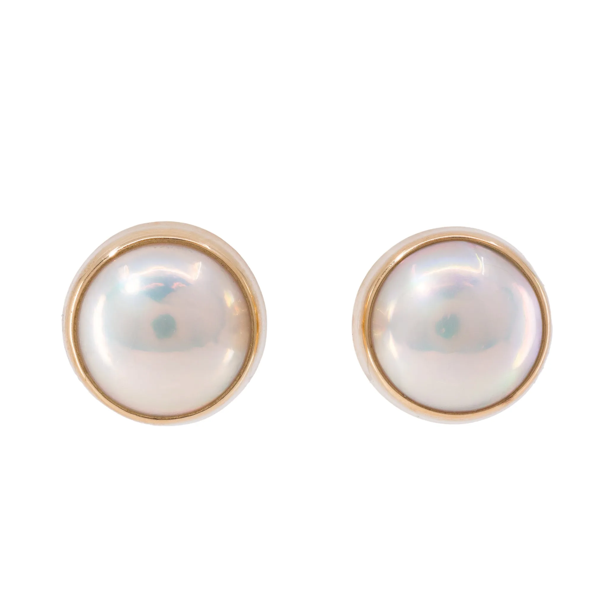 Natural Pearl 14k Handcrafted Earrings