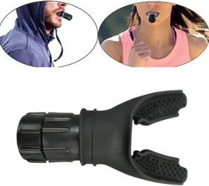 New Spirometry Breathing Exercise Device, Lung Exerciser Expander Device, Boost Lung Capacity Abdominal Strength, Inspiratory Muscle Trainer Device(Black)
