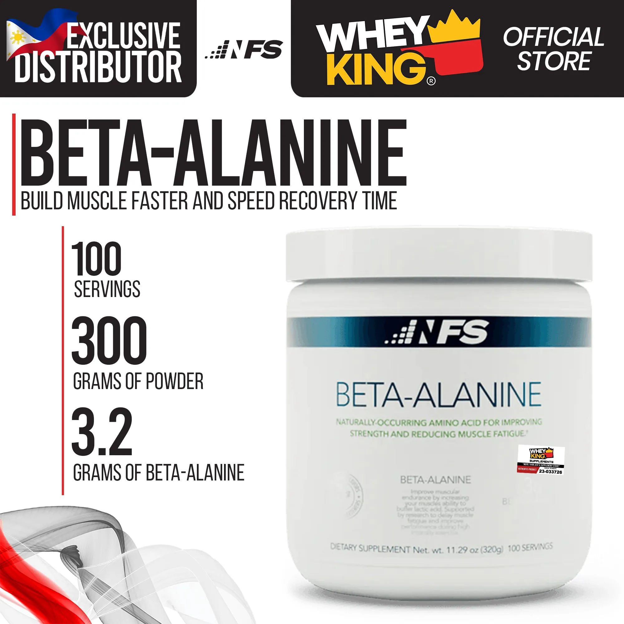 NFS Beta Alanine - Strength & Muscle Fatigue Support