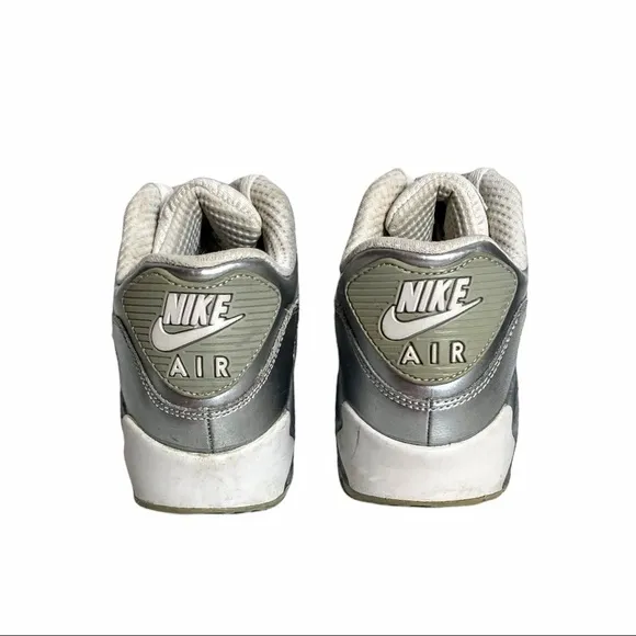 Nike Air Max 90 Metallic Silver Sneakers