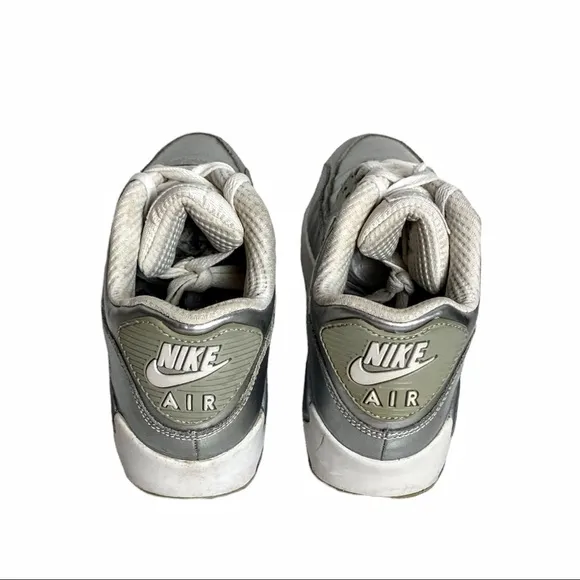 Nike Air Max 90 Metallic Silver Sneakers