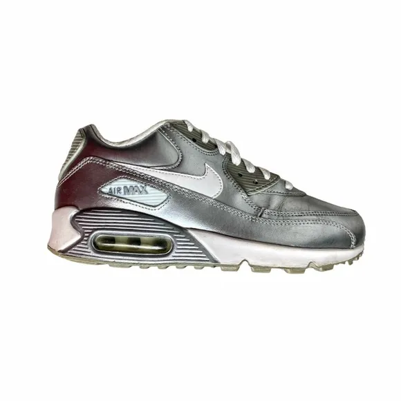 Nike Air Max 90 Metallic Silver Sneakers
