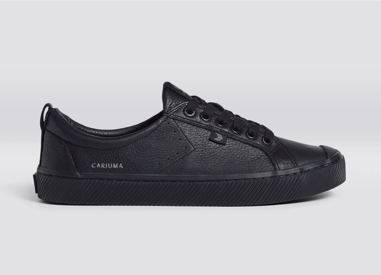 OCA Low All Black Premium Leather Sneaker Women