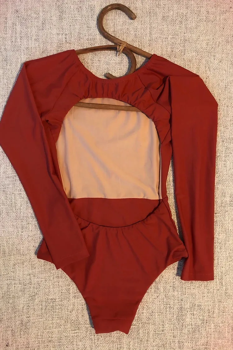Onezie in Burnt Orange