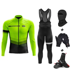 Pack Complet Hiver Jaune Agility - Tenue   Gants   Couvre-chaussures   Cagoule