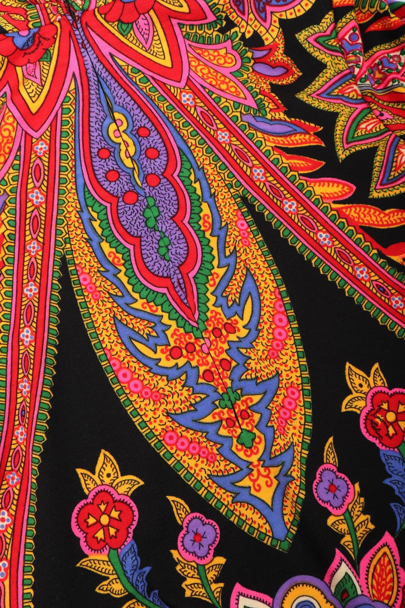 Paisley Knit Turtleneck Tunic