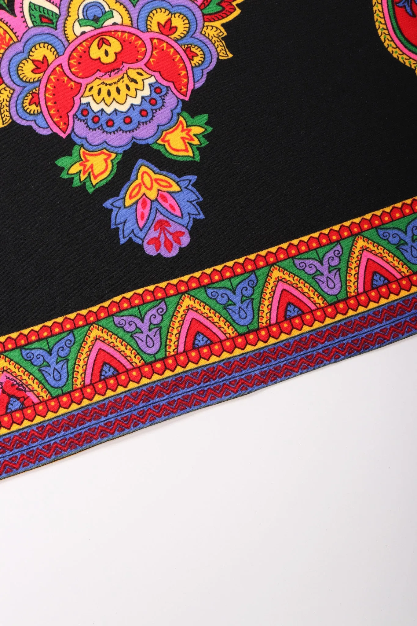 Paisley Knit Turtleneck Tunic
