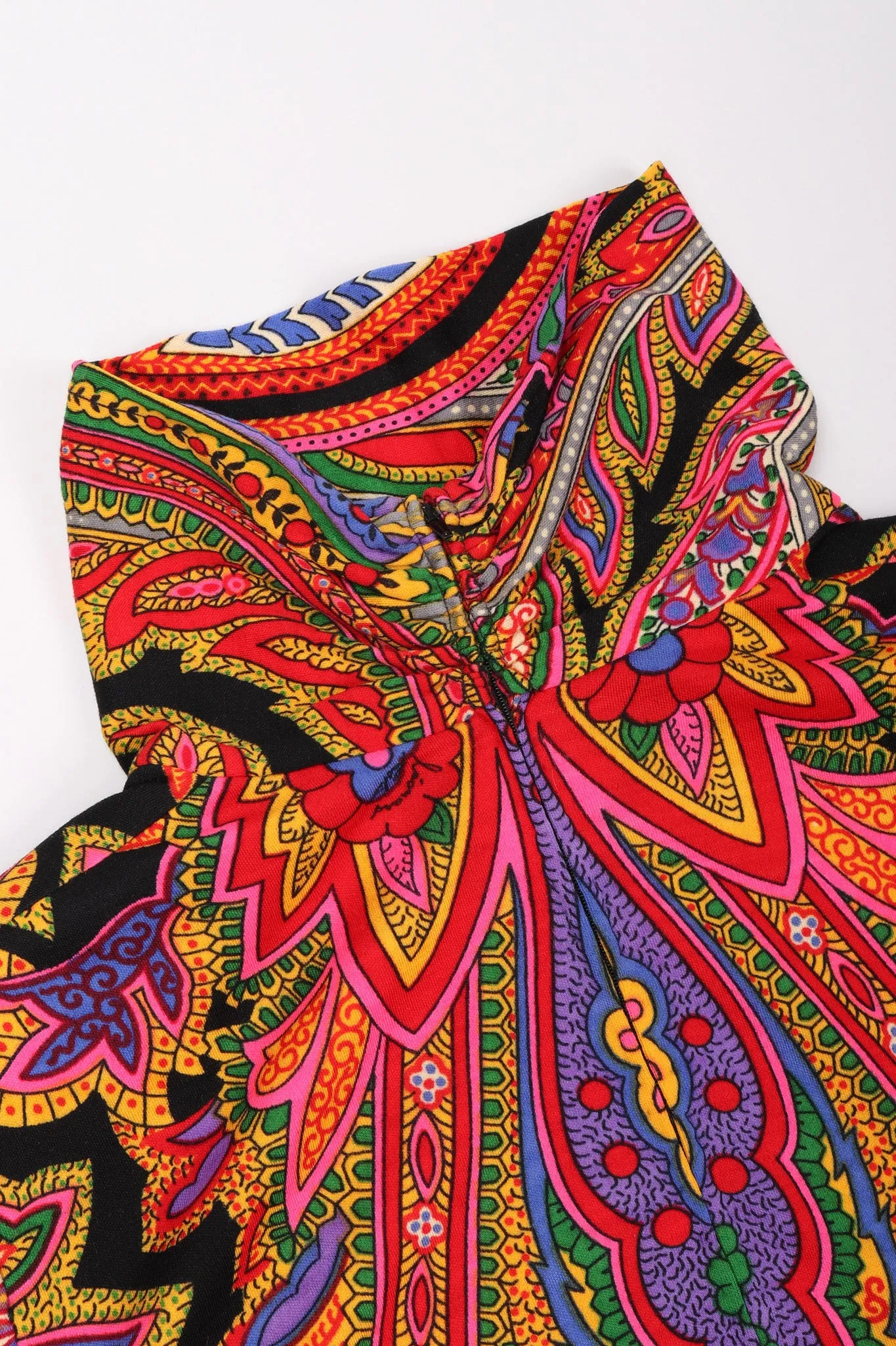 Paisley Knit Turtleneck Tunic