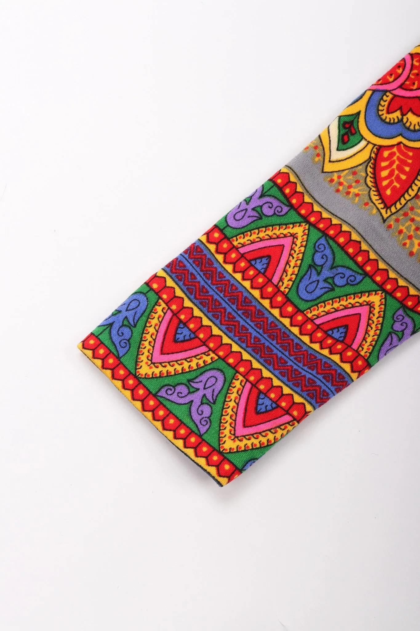 Paisley Knit Turtleneck Tunic