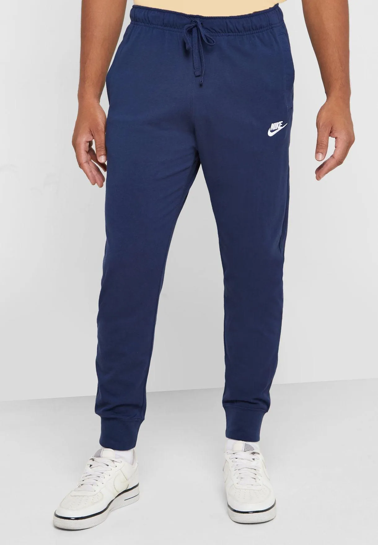 PANTALONE NIKE UOMO PANTA LUNGO LEGGERO TUTA SPORTIVA BLU