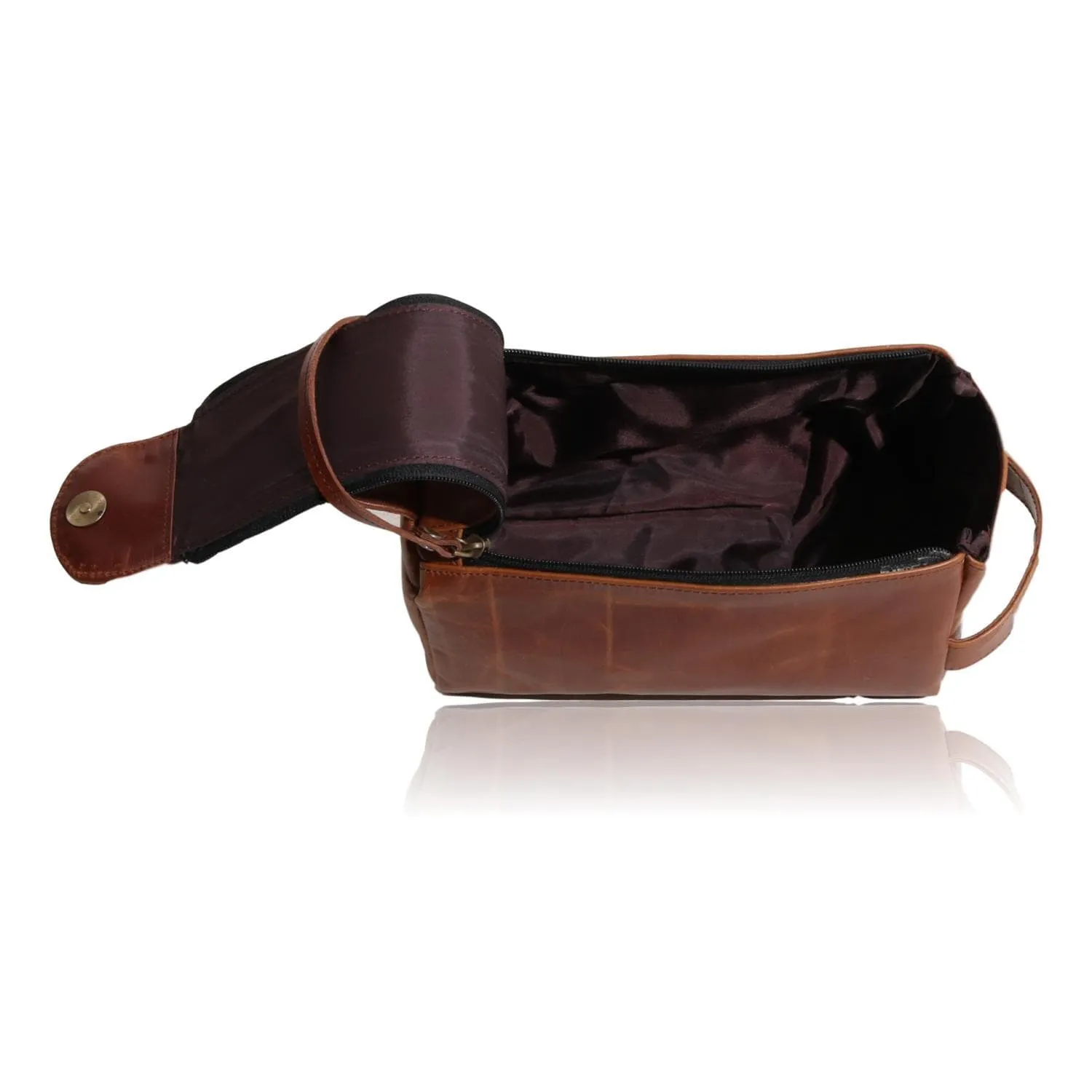 Premium Buffalo Leather Toiletry