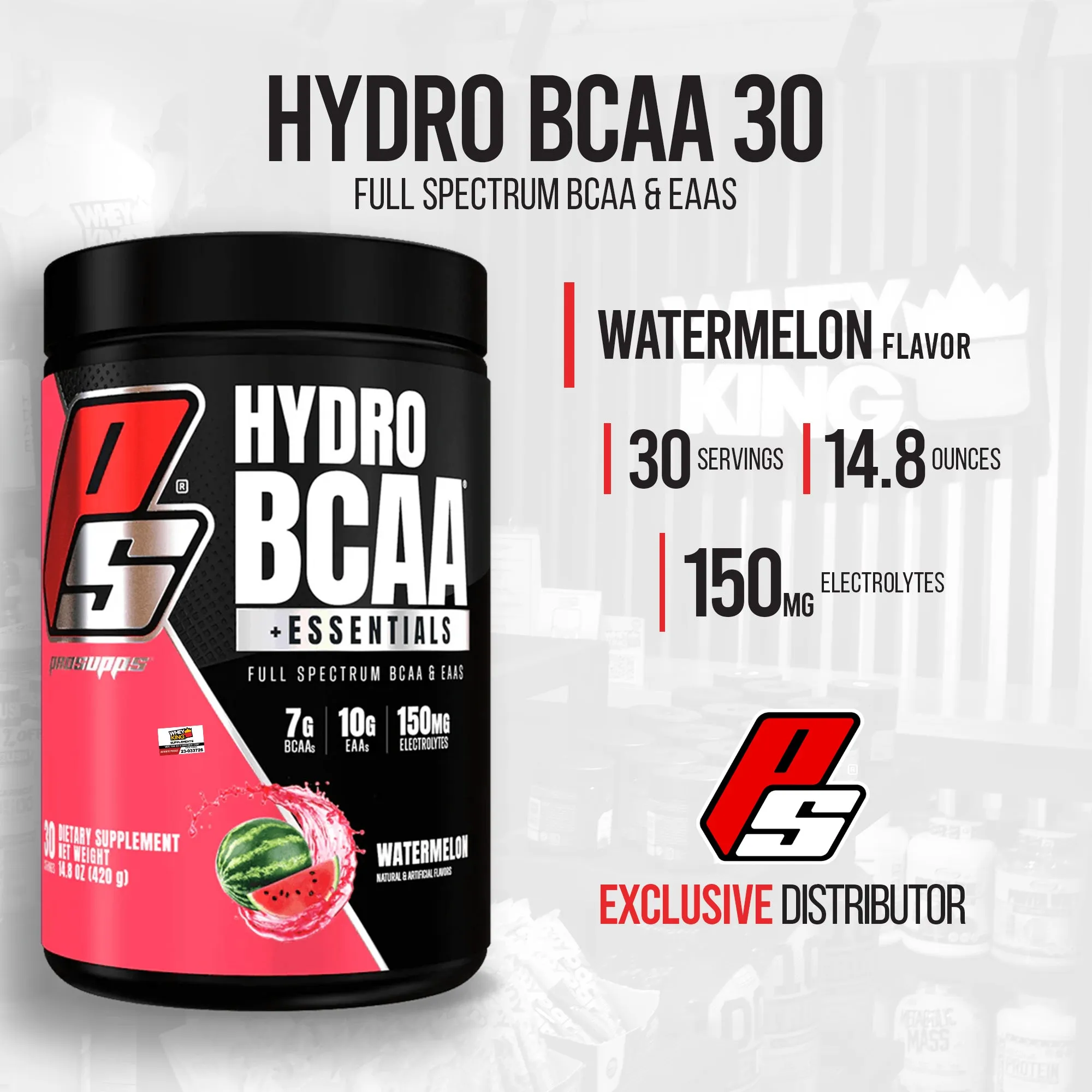 ProSupps Hydro BCAA 30 Hydration, Endurance & Recovery