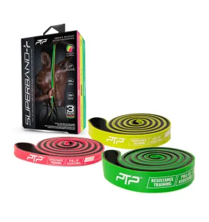 PTP SuperBand Dual Colour Combo  3 Pack