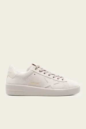 Pure-Star Nacreous Clouds Suede Leather Sneaker