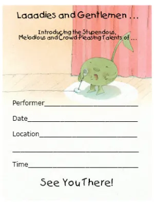 Recital Invitations - Ladies and Gentlemen - "Ladies and Gentlemen" recital invitations