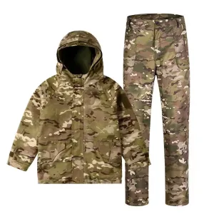 RECON GS2 Winter Kids Camo parka down jacket and pants set Multi Cam