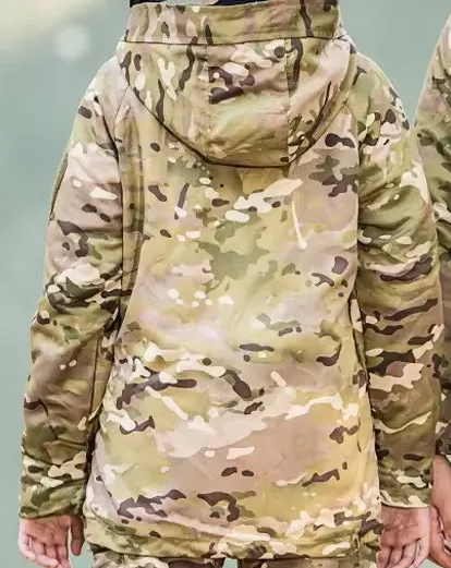 RECON GS2 Winter Kids Camo parka down jacket and pants set Multi Cam