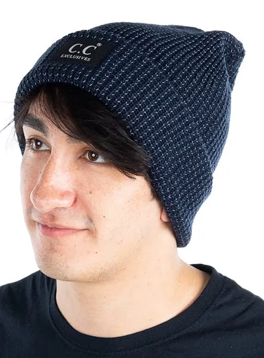 Reflective Cuff Beanie by Funky Junque