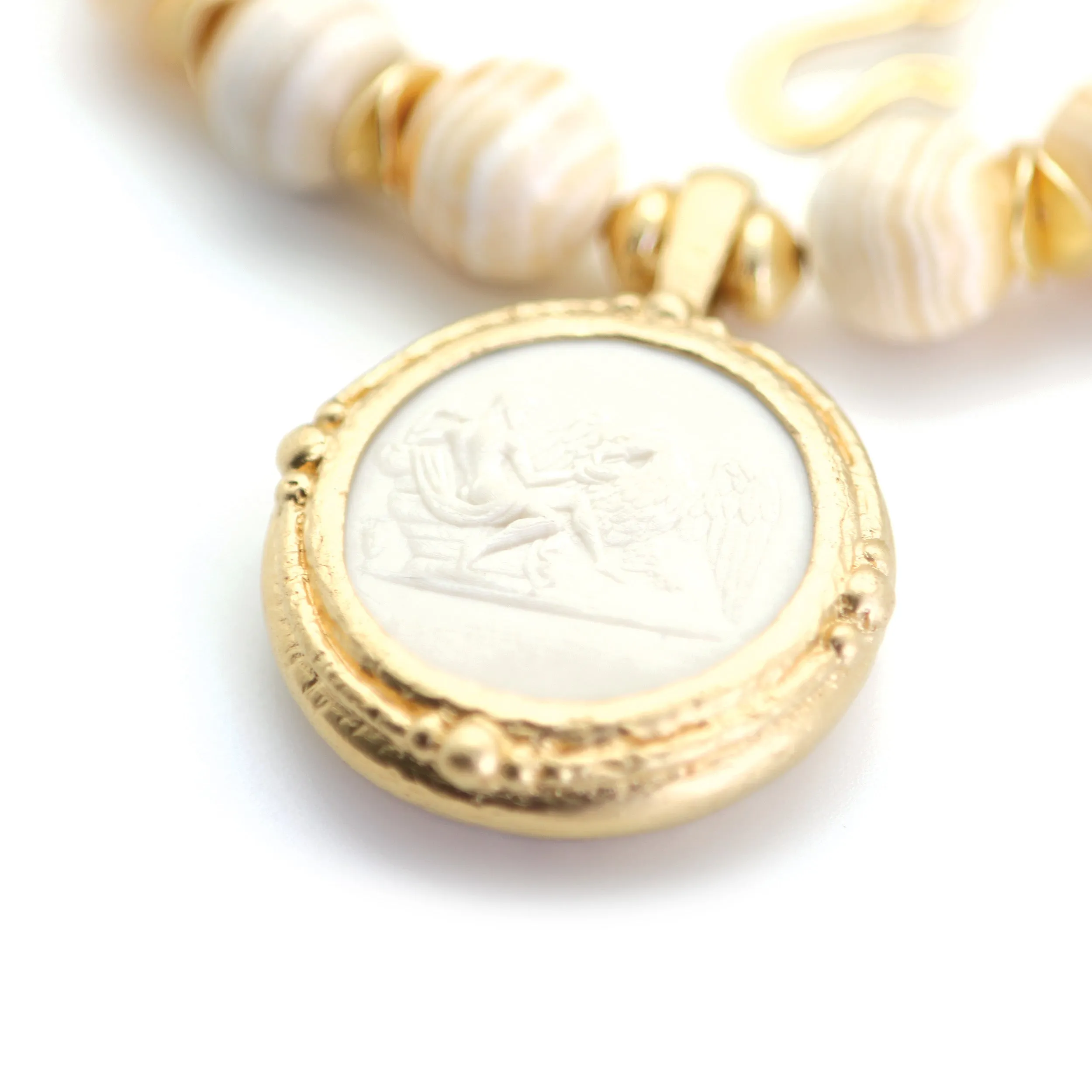 Reprotique Goddess of Youth Intaglio Drop