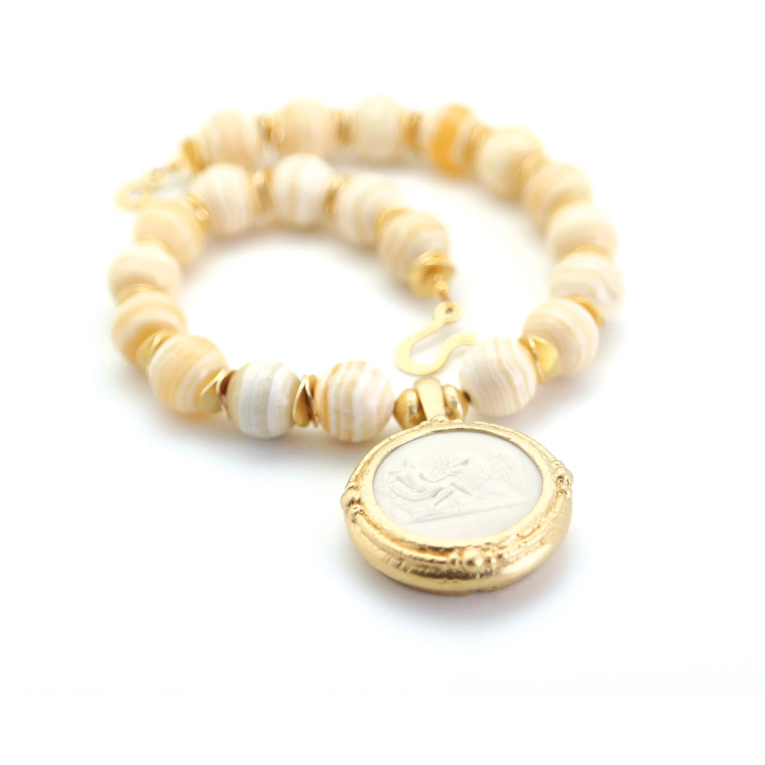 Reprotique Goddess of Youth Intaglio Drop