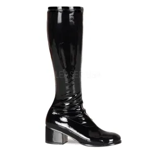 RETRO-300  Black Str Patent