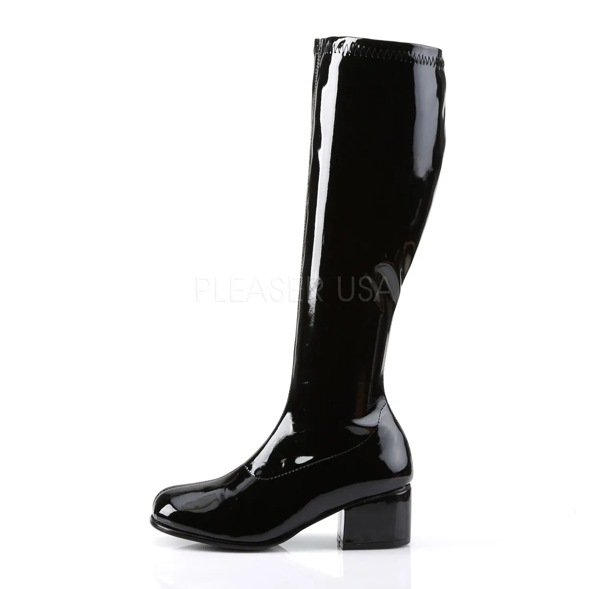 RETRO-300  Black Str Patent