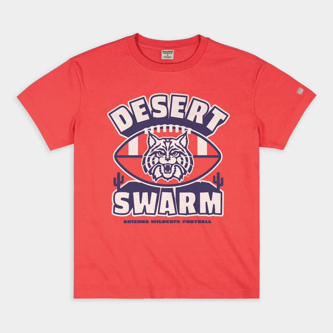 Retro Arizona Desert Swarm Football Tee