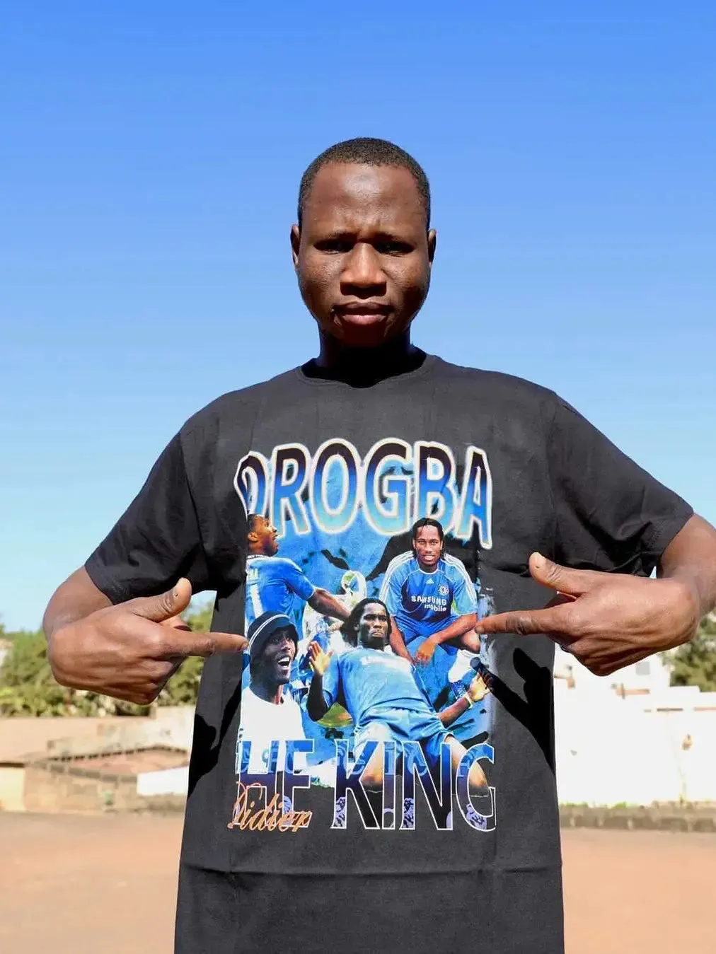 Retro Football Gang Drogba T-Shirt
