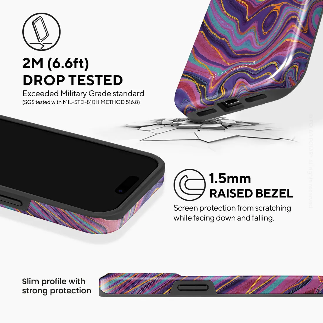 Rhythm In The Desert - iPhone 15 Pro Case