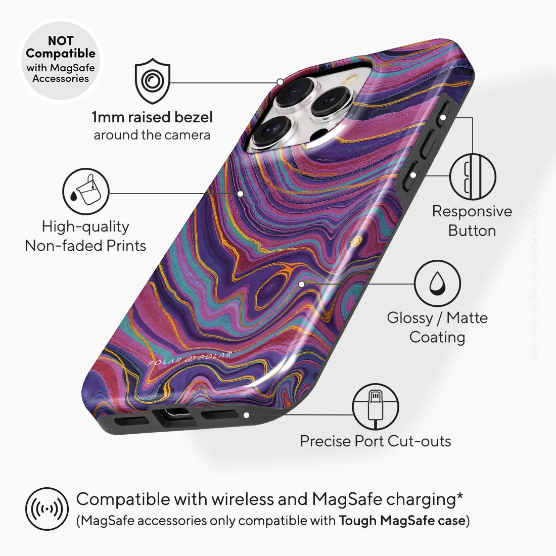Rhythm In The Desert - iPhone 15 Pro Case