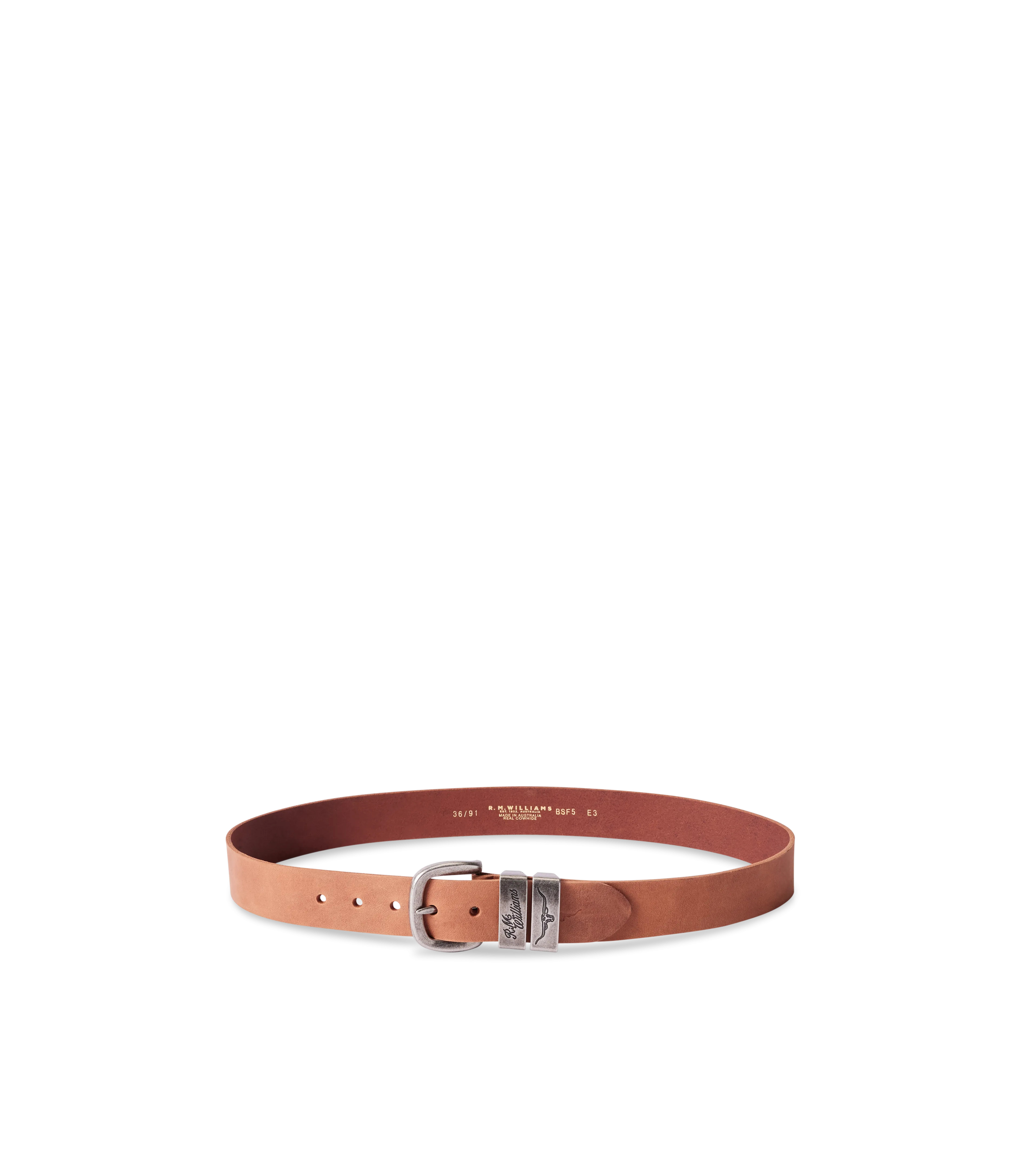 R.M. Williams Drover Belt - Vintage Brown