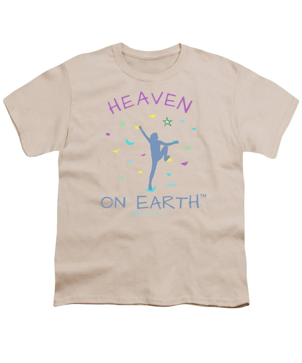 Rock Climbing Heaven On Earth - Youth T-Shirt