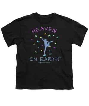 Rock Climbing Heaven On Earth - Youth T-Shirt